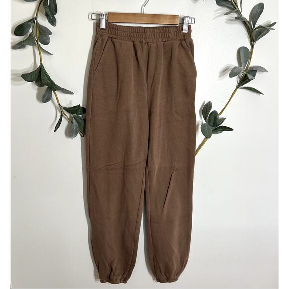 Brown Jogger Sweatpants - Picture 1 of 6
